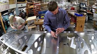 Building the Zenith CH 750 Cruzer kit airplane Top Wing Skins part three [upl. by Enawtna]