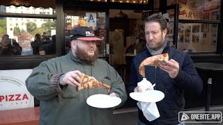 Barstool Pizza Review  Joes Pizza With Special Guest Action Bronson [upl. by Devaney]