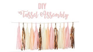 DIY Tassel Assembly Instructions [upl. by Barth]