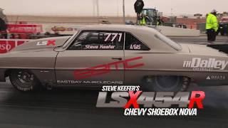 Steve Keefers LSX 454R Chevy Shoebox Nova  2017 Holley LS Fest West [upl. by Milli]