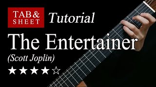 The Entertainer  Guitar Lesson  TAB [upl. by Ferreby]