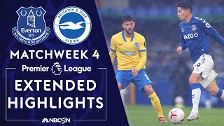 Everton v Brighton  PREMIER LEAGUE HIGHLIGHTS  1032020  NBC Sports [upl. by Jansen]