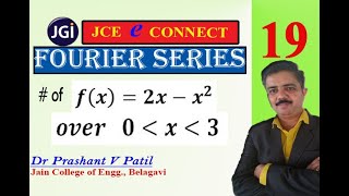 Fourier Series of 2xx2 over 0 3  18mat31  Dr Prashant Patil [upl. by Nizam240]