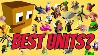 POLYTOPIA Unit Tier List WHOS THE STRONGEST [upl. by Arocahs]