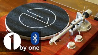 Review of 1byone Belt Drive Turntable  Record Player that transmits audio to Bluetooth Speakers [upl. by Acinomad]