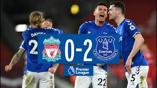 LIVERPOOL 02 EVERTON  PREMIER LEAGUE HIGHLIGHTS [upl. by Kristan]