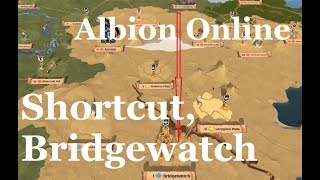 Albion Online  Caerleon to Bridgewatch fast almost safely [upl. by Cati685]