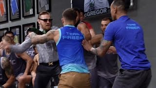 Conor McGregor and Cody Garbrandt nearly ignite a brawl [upl. by Varrian590]