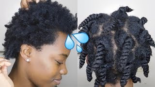 How To Keep 4C Natural Hair Moisturized For Days  Mid Week Routine [upl. by Revorg]