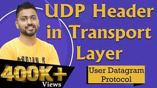 Lec70 UDP User Datagram Protocol header in Computer Networks in Hindi [upl. by Lynsey]