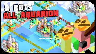 Polytopia But all 8 Opponents are the Aquarion Tribe  The Battle of Polytopia Steam Beta Gameplay [upl. by Airekahs]