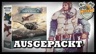 Aeronautica Imperialis 2019  Unboxing und Ersteindruck  Bier und Brezel Tabletop [upl. by Narhet]