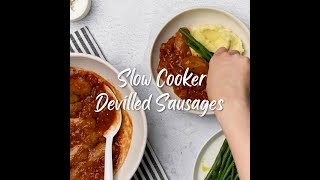 Slow Cooker Devilled Sausages [upl. by Gwendolyn]