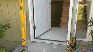 Jeld Wen Front Door Installation  Really crappy products and craftsmanship PART 1 [upl. by Affay]