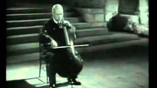 Pau Casals Bach Cello Solo Nr1 BWV 1007 81954 [upl. by Martyn]