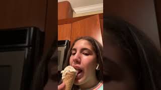 Cute Girl Licking Ice Cream 🤤 [upl. by Meibers184]