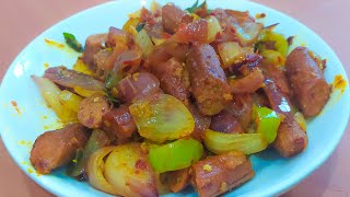 Deviled Sausages Recipe  Sausages Devel  Spicy Devel [upl. by Aridan]