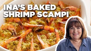 How to Make Ina’s 5Star Baked Shrimp Scampi  Barefoot Contessa Cook Like a Pro  Food Network [upl. by Ashelman519]