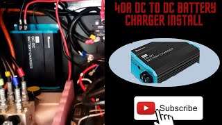 Renogy DCDC Battery Charger 40A ReviewInstall quotSmartquot Alternator Charging for RV house Batteries [upl. by Nico]