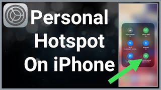 How To Set Up Personal Hotspot On iPhone 12 [upl. by Epifano]