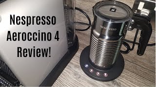 Nespresso Aeroccino 4 Milk Frother Review  Worth upgrading from the Aeroccino 3 [upl. by Essirehc]