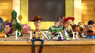 Pixar Animation Studios 35th Anniversary  Filmography [upl. by Oletha]