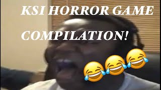 KSI and Deji horror game compilation FUNNY [upl. by Ettesus]