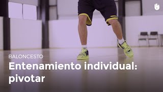 Entrenamiento individual pivotar  Baloncesto [upl. by Ramo]