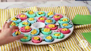 How to Make Easter Deviled Eggs  Easter Recipes  Allrecipescom [upl. by Steele]