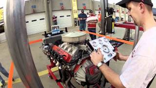 Modern Chevrolets LSX 454 crate engine at Charlotte AutoFair [upl. by Dnomad627]