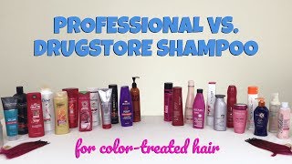 Professional vs Drugstore The Best Shampoo for ColorTreated Hair 22 Brands Tested [upl. by Aliel]