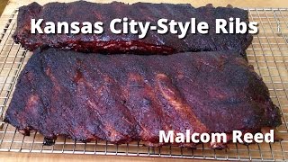 Kansas City Spare Ribs  How to smoke Kansas City Style Spare Ribs Malcom Reed HowToBBQRight [upl. by Anicnarf859]