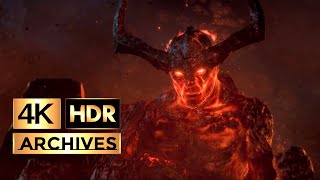 Thor Ragnarok  Opening Scene  Conversation with Surtur while hanging from chain  HDR  4K  51 [upl. by Frans]