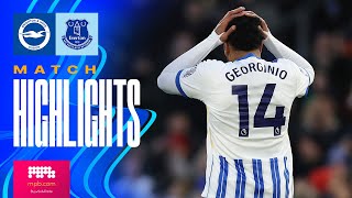 HIGHLIGHTS  Brighton v Everton  Premier League [upl. by Gnoc]