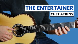 The Entertainer Chet Atkins  Guitar Lesson [upl. by Mathian]