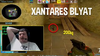 CSGO PROS AND STREAMERS REACT TO XANTARES PLAYS 2 [upl. by Erline]