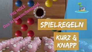 Pig Hole 🐷  das Schweinchenspiel Anleitung [upl. by Asilaj]