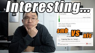 Testing File Transfer SMB vs NFS with CPU Bottleneck [upl. by Volny]