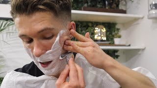 How to Shave with a Safety Razor MÜHLE Shaving tutorial [upl. by Alemac]