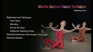 Martha Graham Dance Technique Beginning Level [upl. by Eihtak]