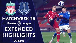 Liverpool v Everton  PREMIER LEAGUE HIGHLIGHTS  2202021  NBC Sports [upl. by Campball]