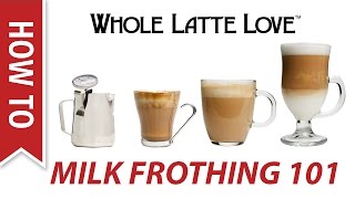 Milk Frothing for Beginners [upl. by Jacquie663]