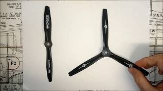 Understanding RC Propellers  2 and 3 blades [upl. by Nellahs]