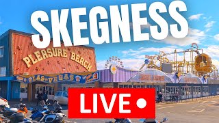 🔴 Skegness LIVE  Seafront Tour [upl. by Flori]