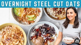 Overnight Steel Cut Oatmeal  Easy Method [upl. by Inalawi]