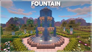 Minecraft How to Build a Fountain Tutorial 2020 [upl. by Angy]