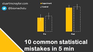 Ten Statistical Mistakes in 5 Min [upl. by Esinet21]