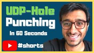 UDP HolePunching Explained in 60 Seconds [upl. by Rialcnis]