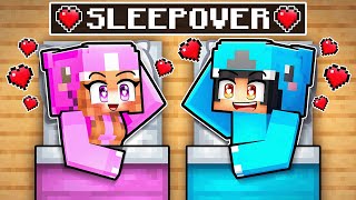 Omz amp Lily SLEEPOVER in Minecraft [upl. by Udale]