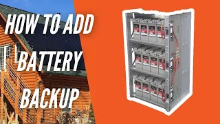 How to Add Battery Backup to Solar System [upl. by Ahseital]